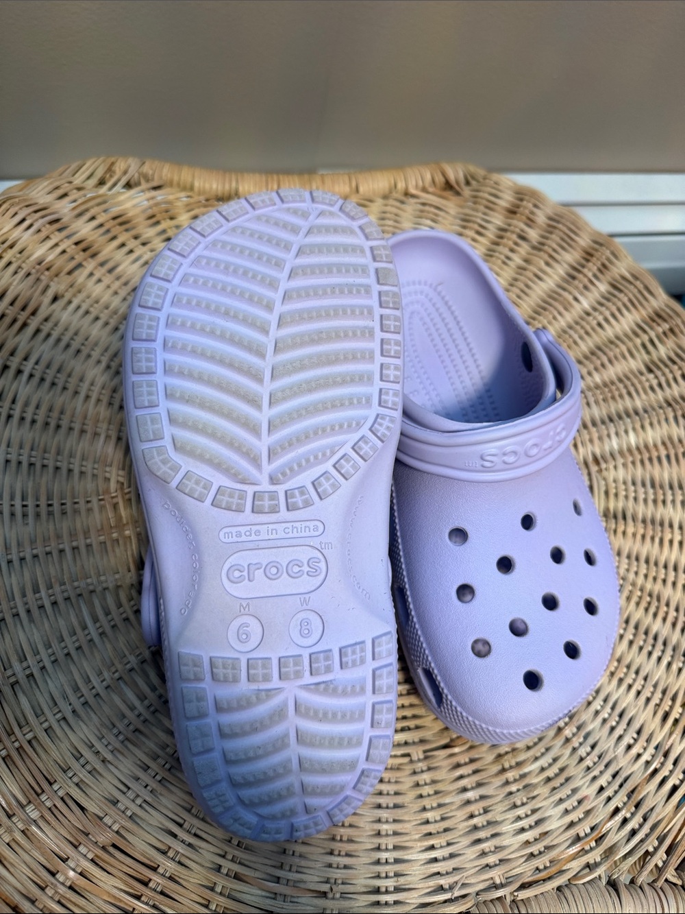 Lavender Crocs - Comfort Slip-On Shoe - Picture 3 of 5